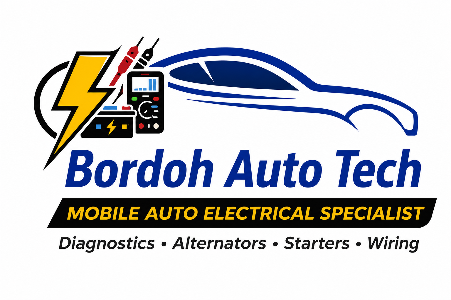 Bordoh Auto Tech — Mobile Auto Electrical Specialist · Diagnostics, Alternators, Starters, Wiring